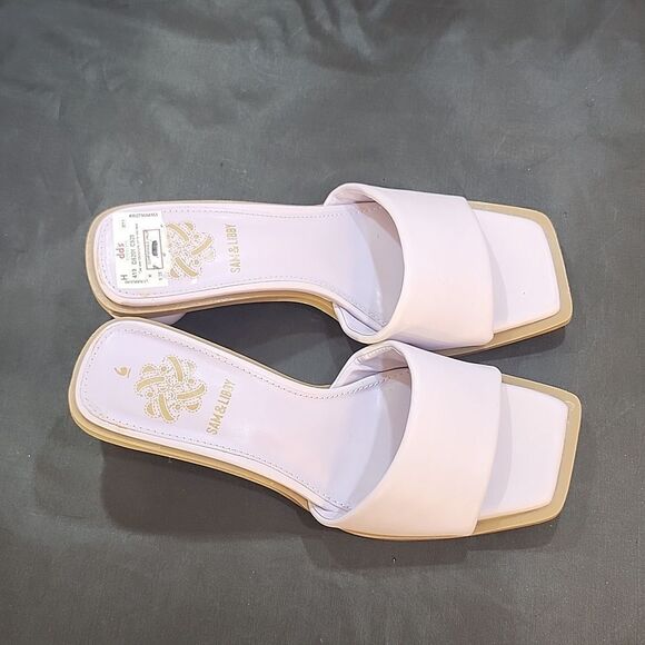 BRAND NEW SAM &LIBBY OPEN SQUARE TOE ROUND HEEL SANDAL - Picture 11 of 15